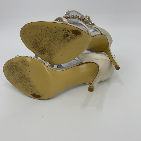 Kate Preston Rhinestone Crystal Strappy Heels - Picture 8 of 8